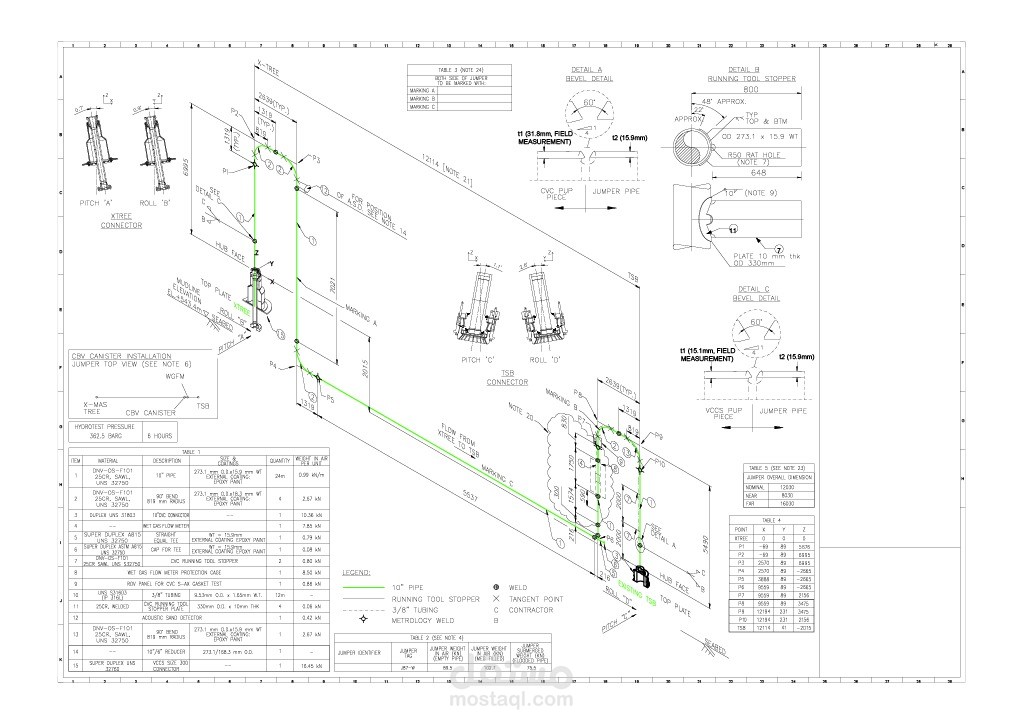 تصميم ونمذجة Jumper بحري متكامل (3D & MTO)