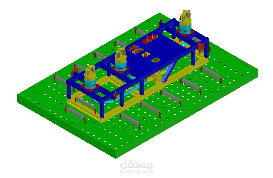 نمذجة وتفصيل هياكل بحرية (PLET & TSB Structure Design)