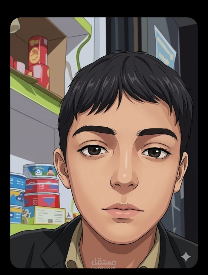 رسم شخصيات واقعية على شكل أنمي