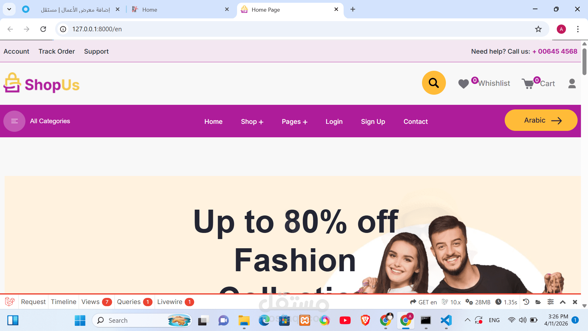 E-commerce Platform with Payment Integration & Advanced Search (Laravel)