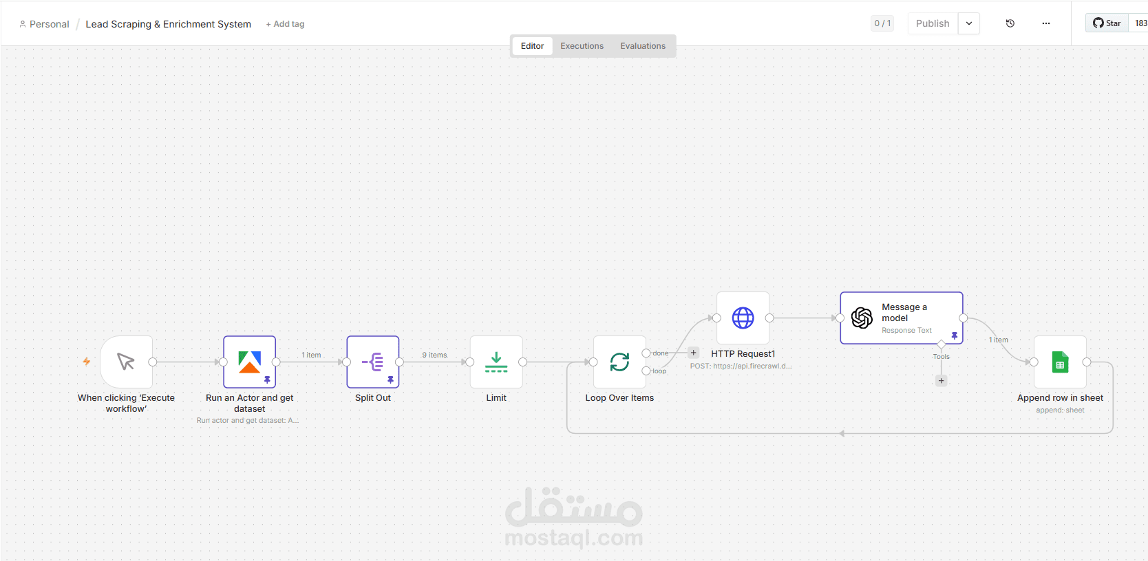 AI Lead Scraping & Enrichment System with n8n & LLM Automation