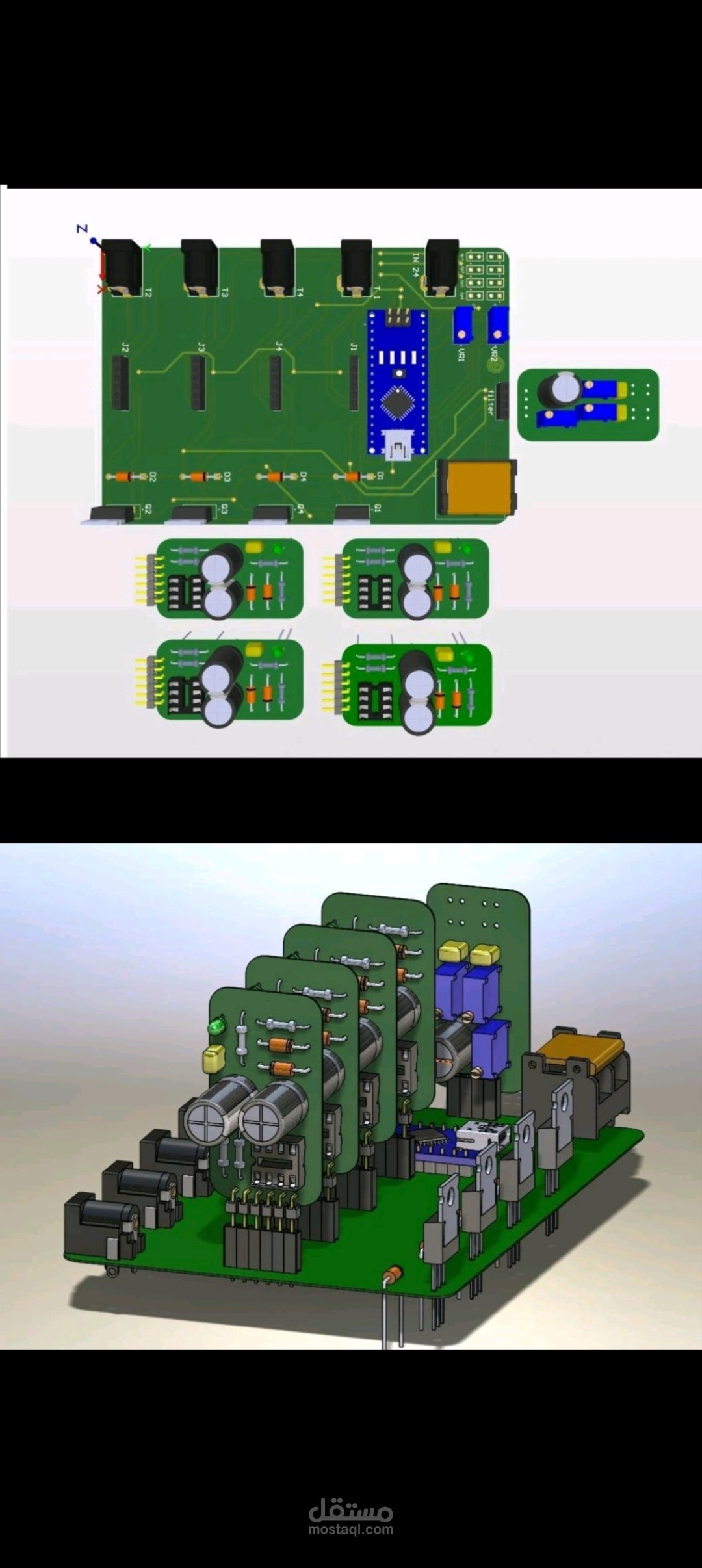 تصميم وتنفيذ دائرة Inverter ضمن مشروع طلابي باستخدام أدوات محاكاة متقدمة