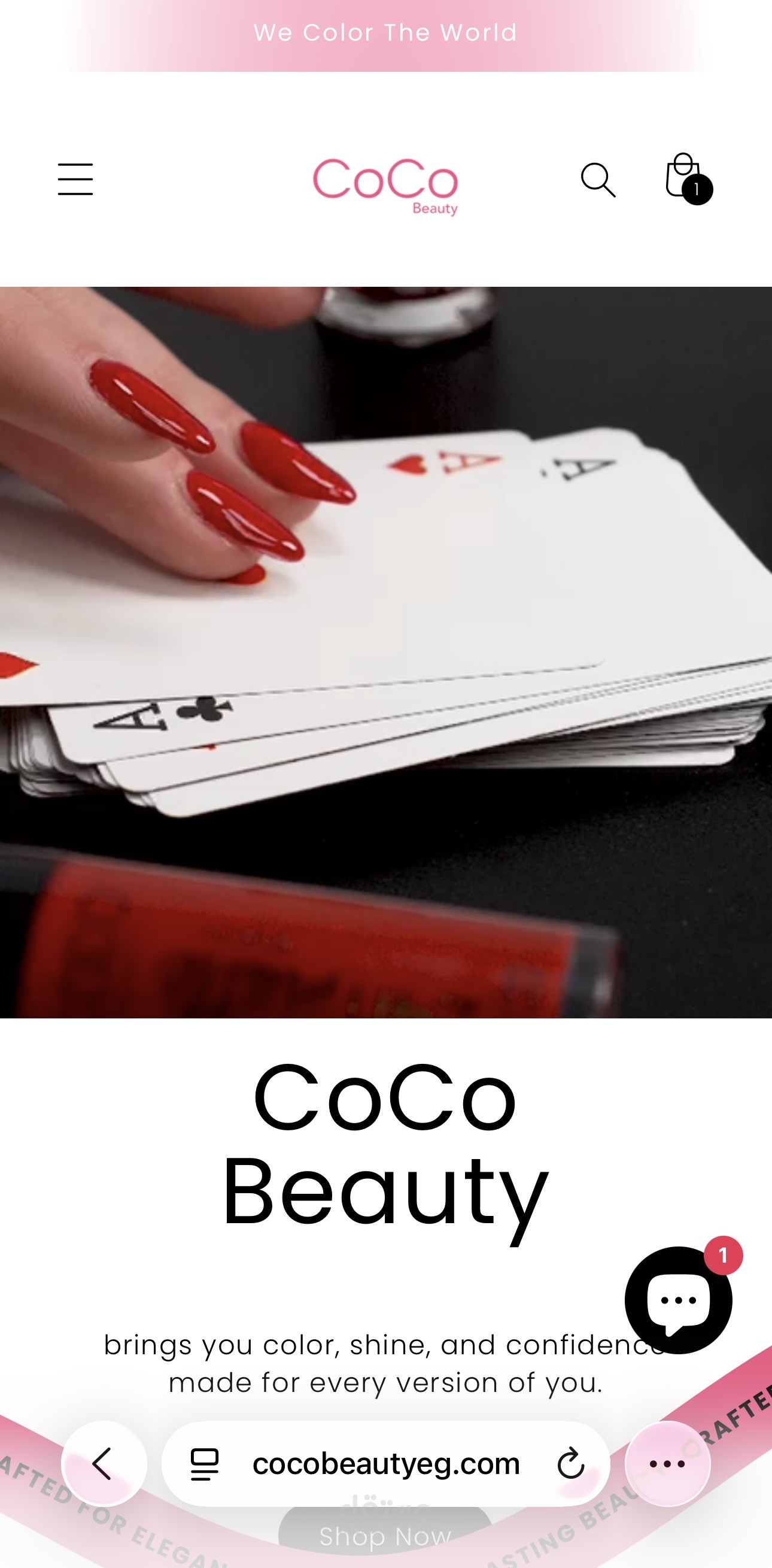 Coco beauty shopify store