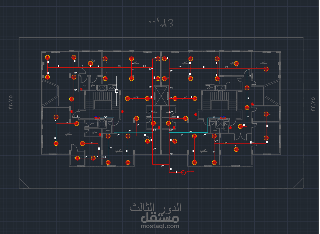 Fire Protection & Fire Alarm System Design for a Residential Building