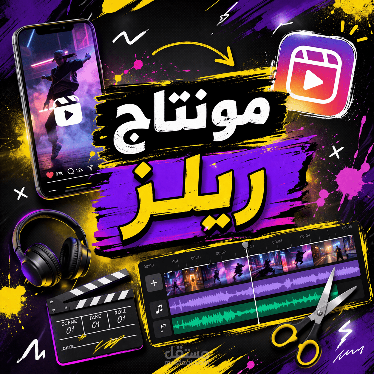 مونتاج فيديو يوتيوب مع صانع المحتوي شادي حبشي