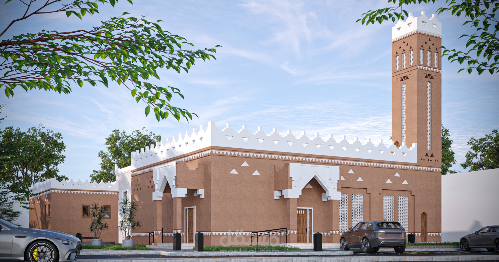 نموذج من احد مشاريعي في المملكه العربيه السعوديه بالتحديد في القصيم / عمل مخططات طبقا للاشتراطات اللازمه و تصميم الوجهات