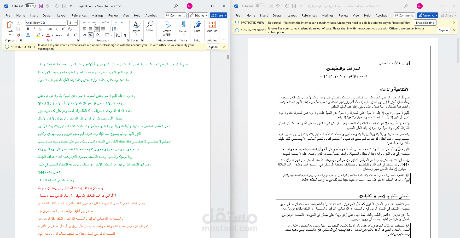 تفريغ ومحاضرات و كتابتها بشكل دقيق و منظم