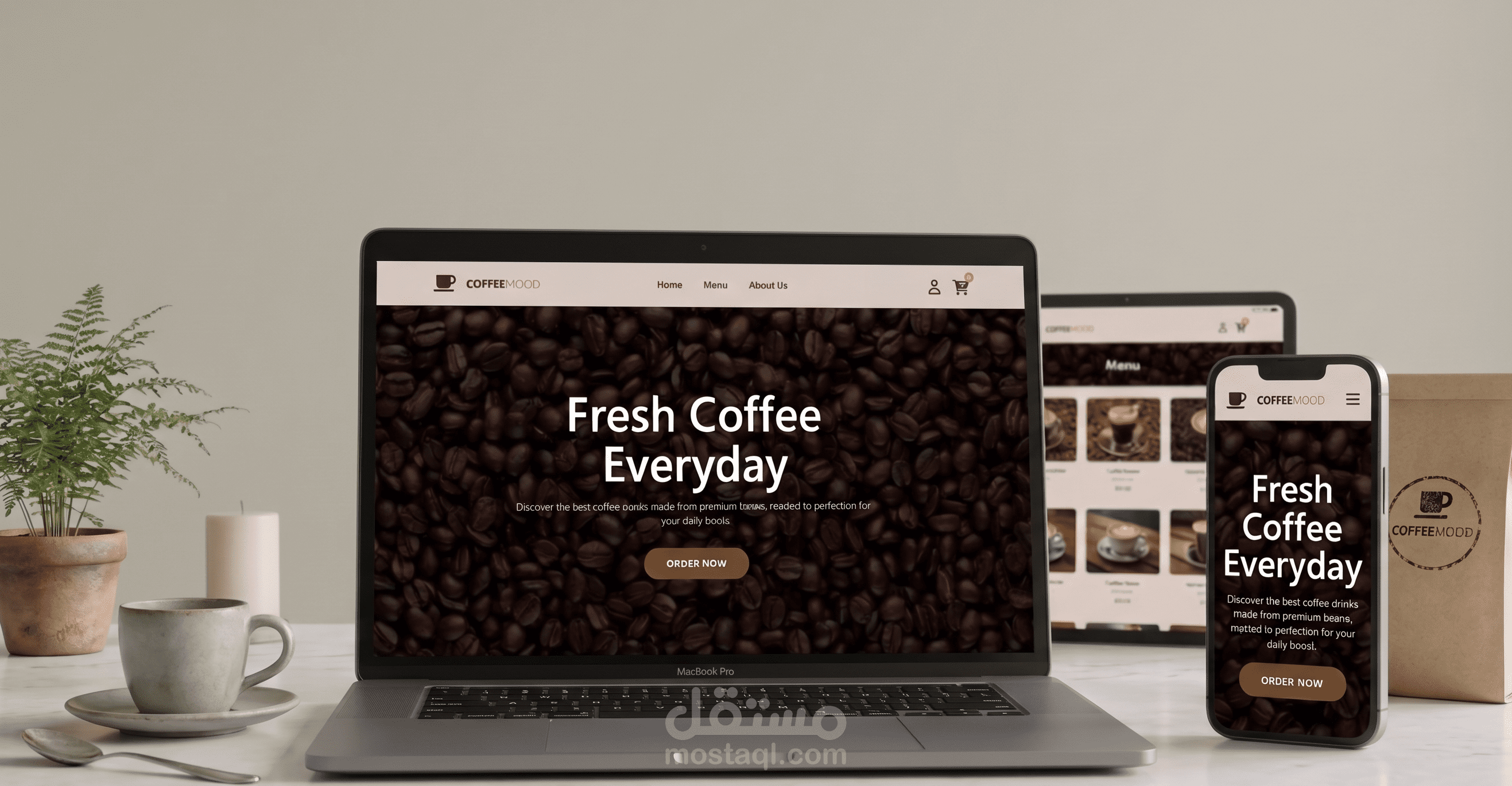 Coffee_ Mood Website - موقع مزاج القهوة