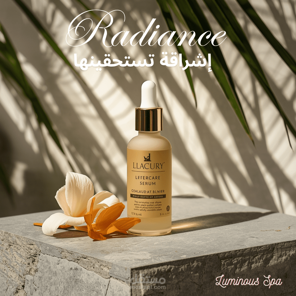 تصميم إعلان سو شيال ميديا يجمع بين البساطة والفخامة، تم تنفيذه ليعكس الهوية الراقية لمنتجات العناية بالبشرة ويجذب الفئة المستهدفة من خلال جودة بصرية عالية ورسالة تسويقية مباشرة.