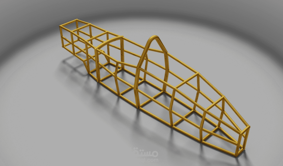 تصميم هيكل (Frame) سيارة Formula Student – Space Frame Chassis
