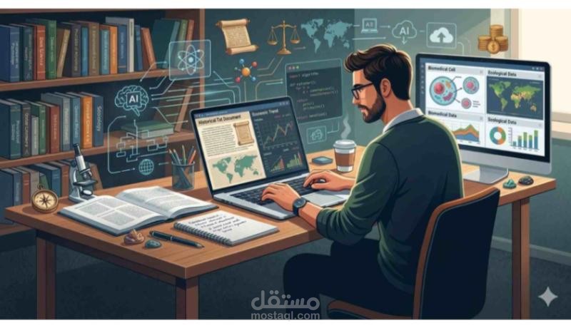 انشاء بحوث وتدقيقها