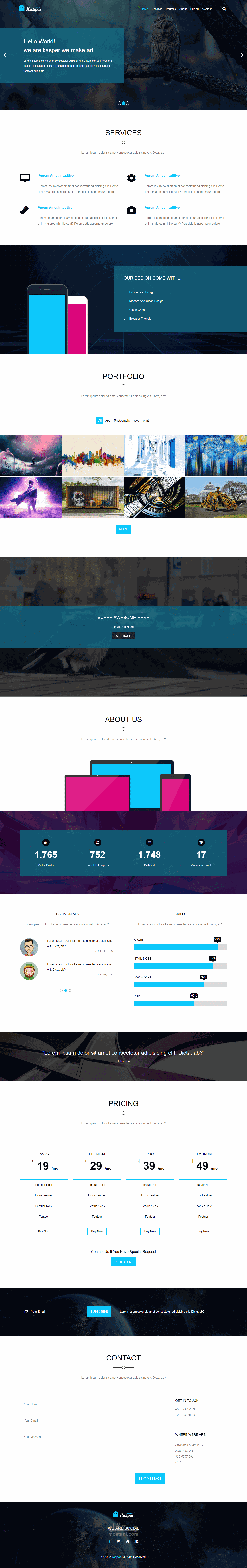 تحويل ملف PSD الى Html و css ريسبونسيف مع مختلف احجام الشاشات