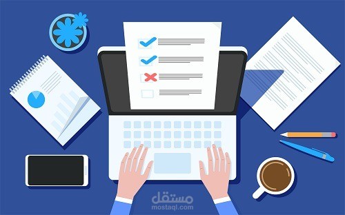 وضع امتحانات لكل المراحل التعليميه ورقي / الكتروني ( Microsoft forms)  و ملخصات و خرائط ذهنيه