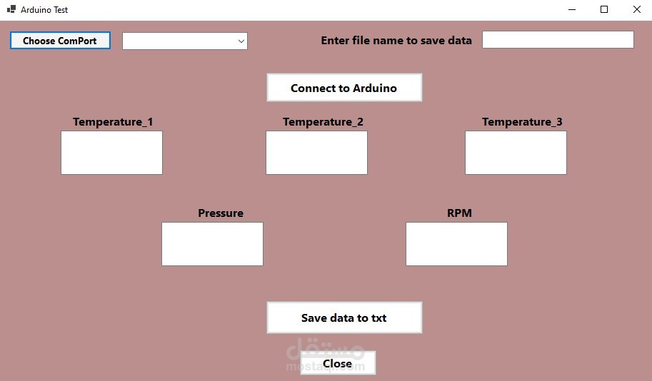 Windows desktop app to monitor Arduino