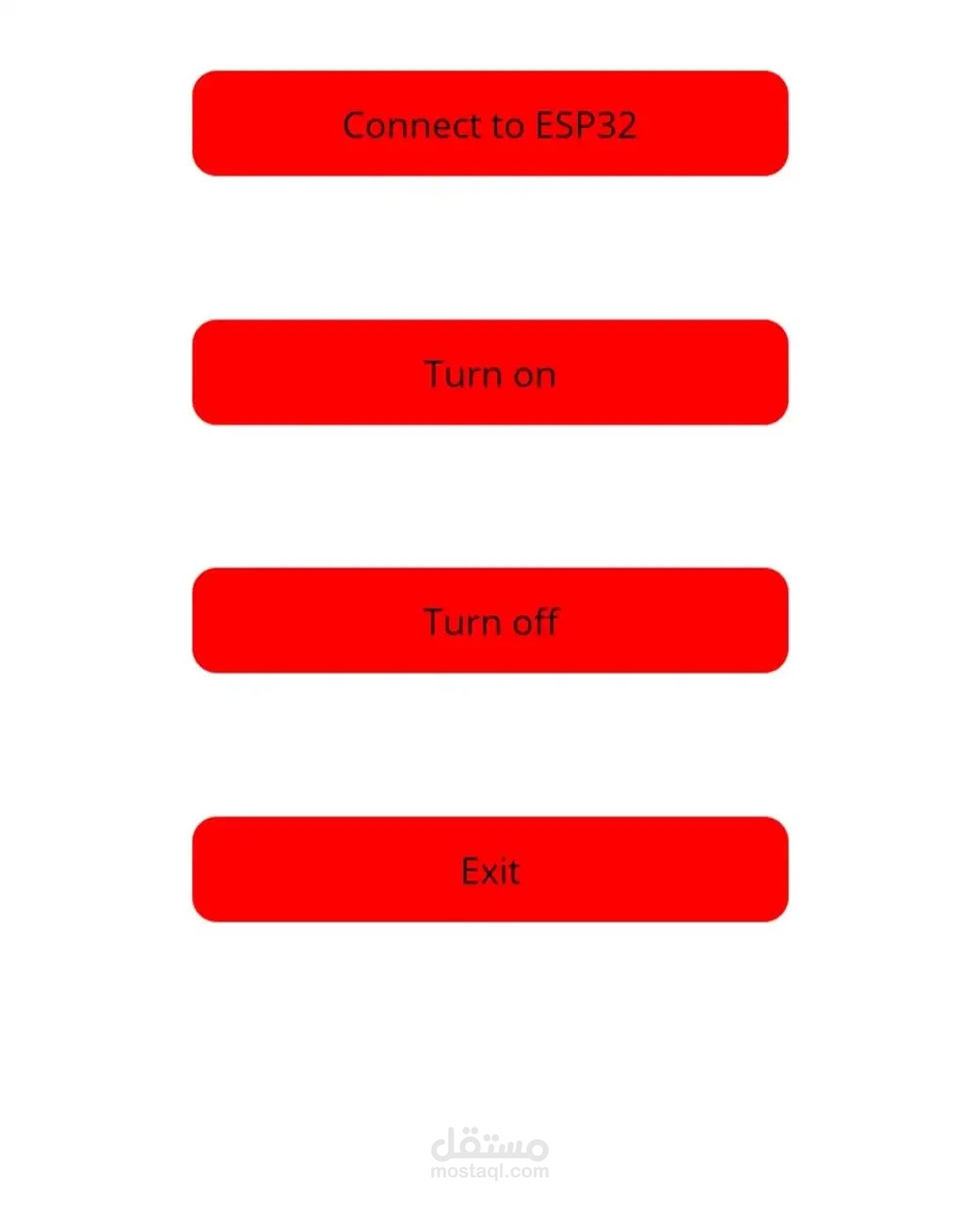 Android app to control led