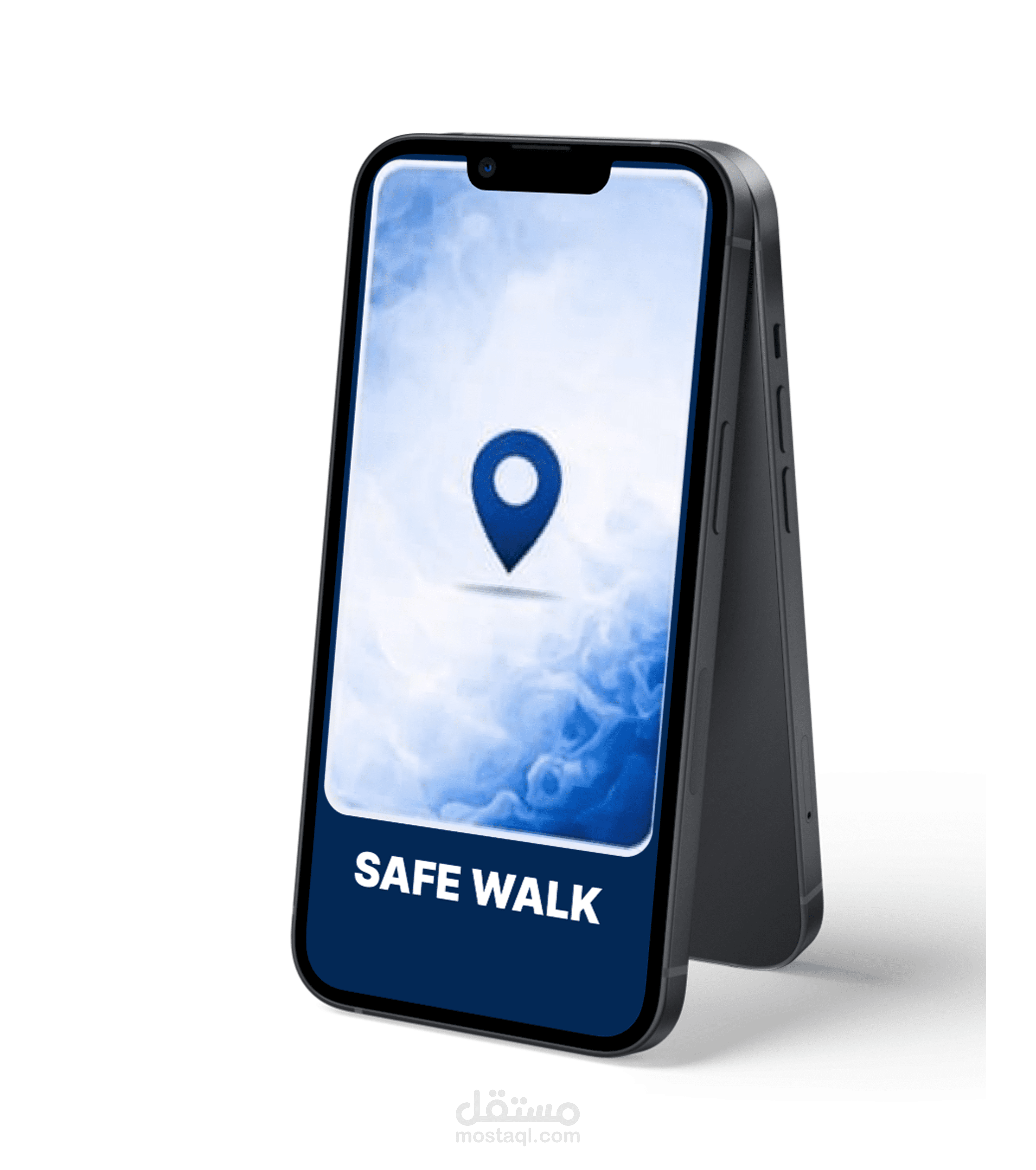 تصميم واجهات تطبيق " المشي الامن"   ''safe walk''