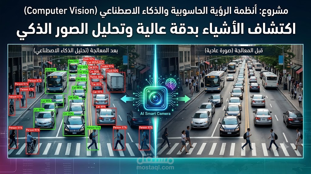 أنظمة الرؤية الحاسوبية والذكاء الاصطناعي الإدراكي (Computer Vision & AI).