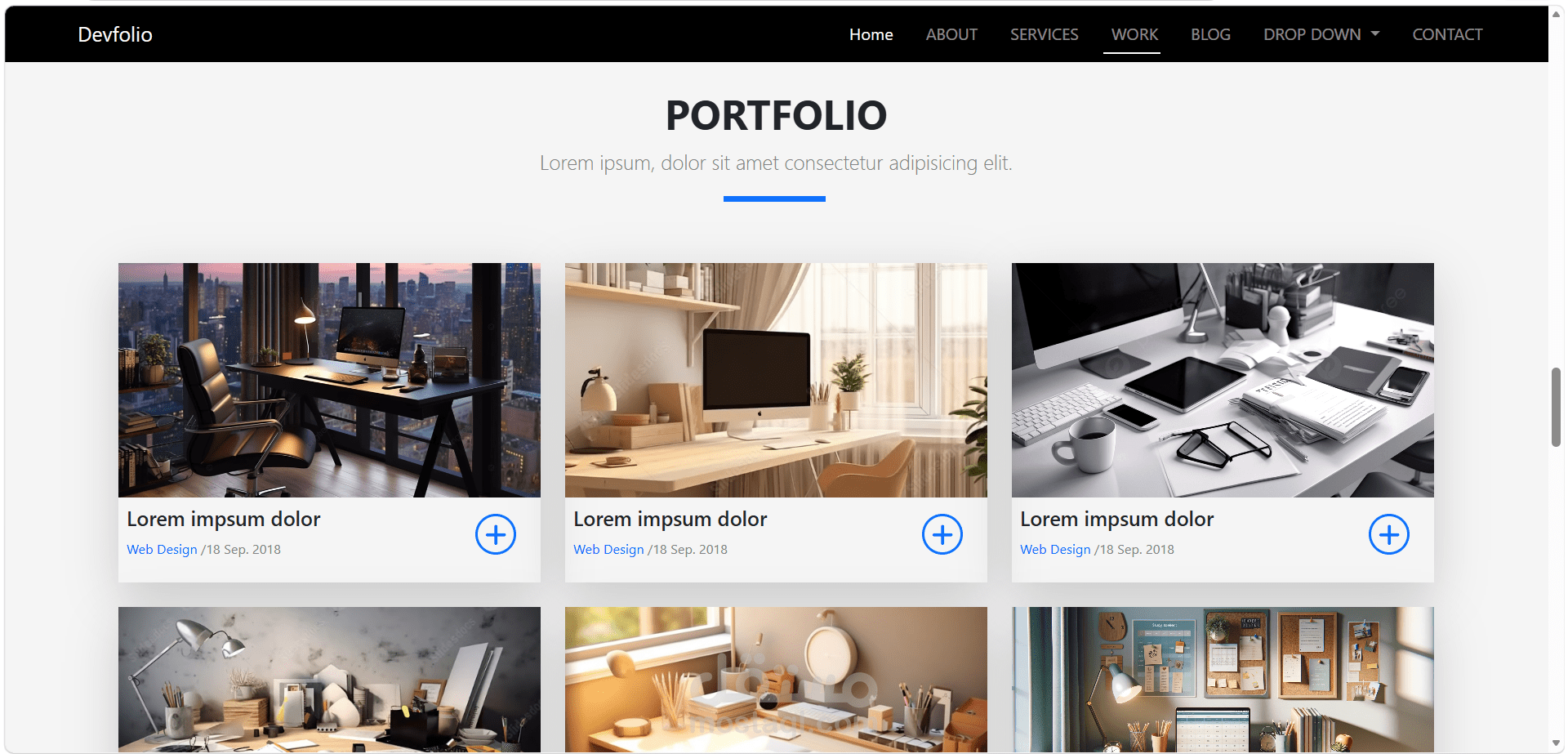 portfolio template