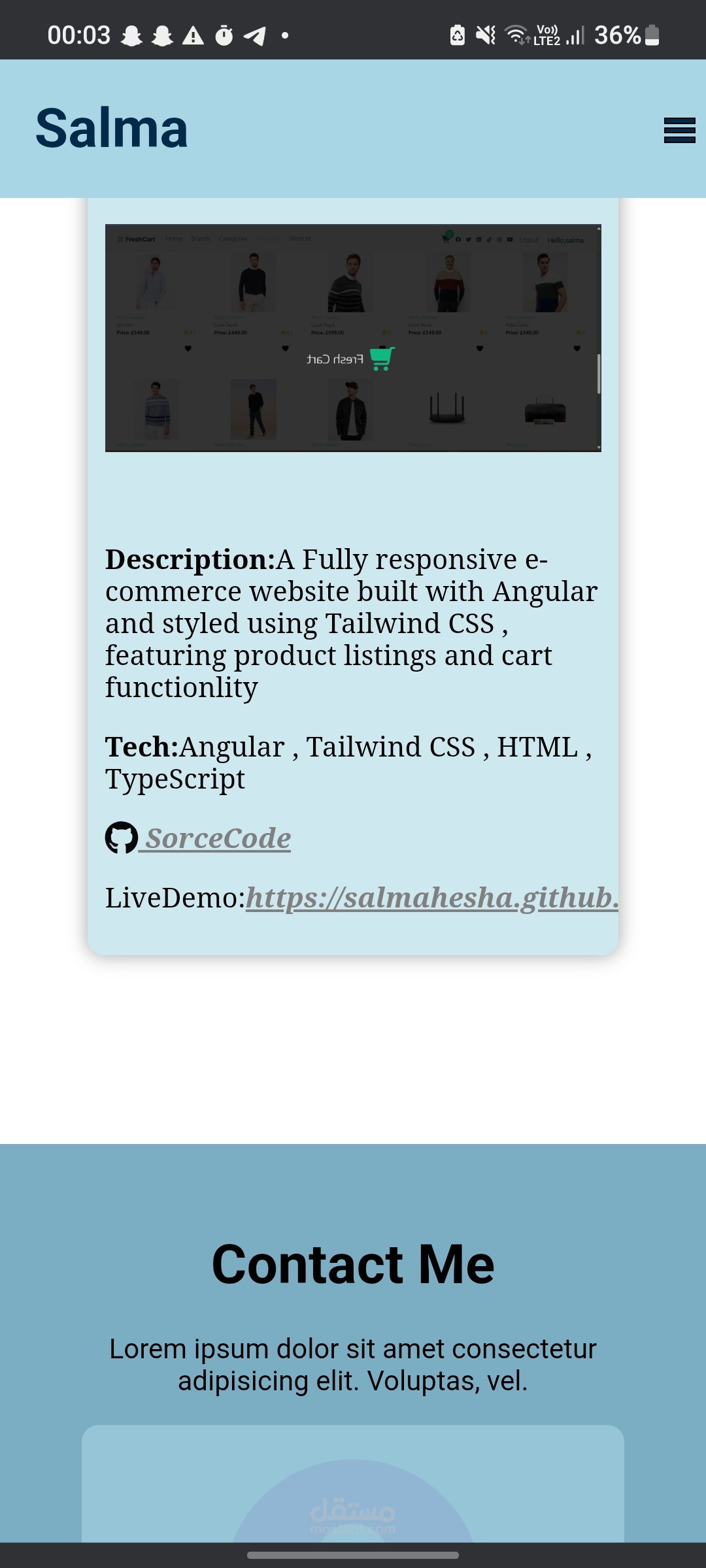 Responsive portfolio