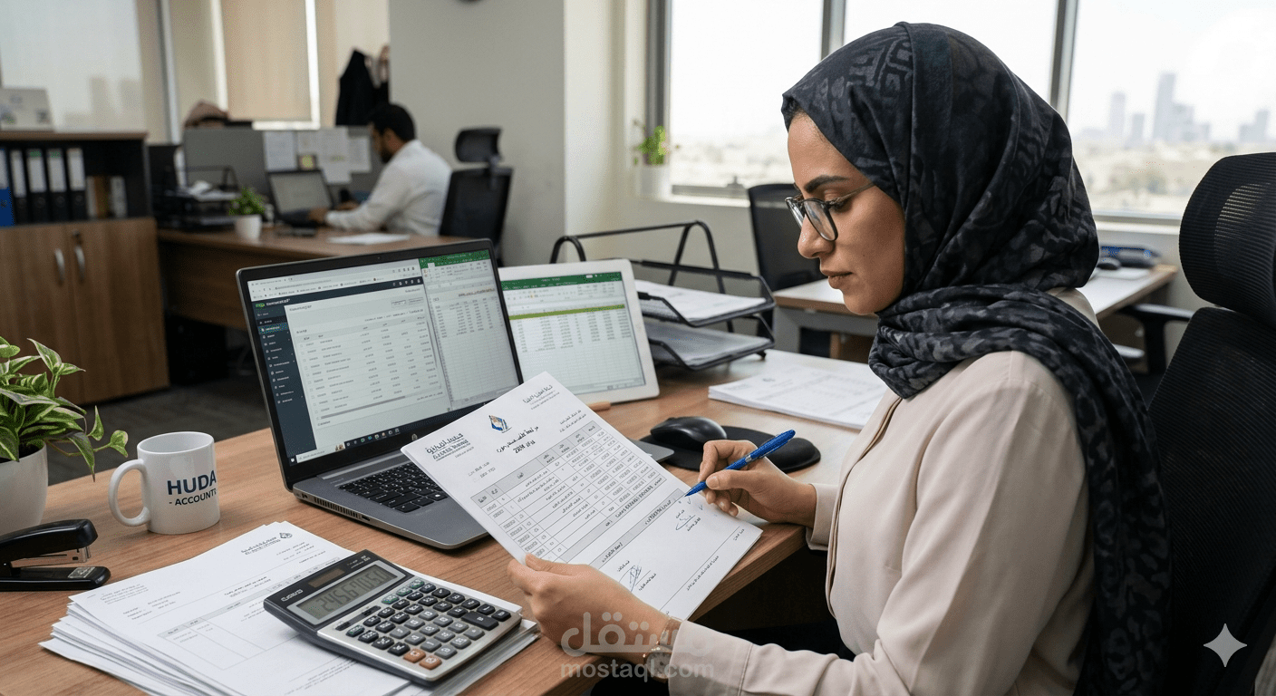 مراجعة كشوفات حسابات الموردين
