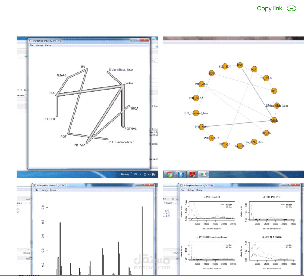 Network meta analysis of acne vulgaris treatments.