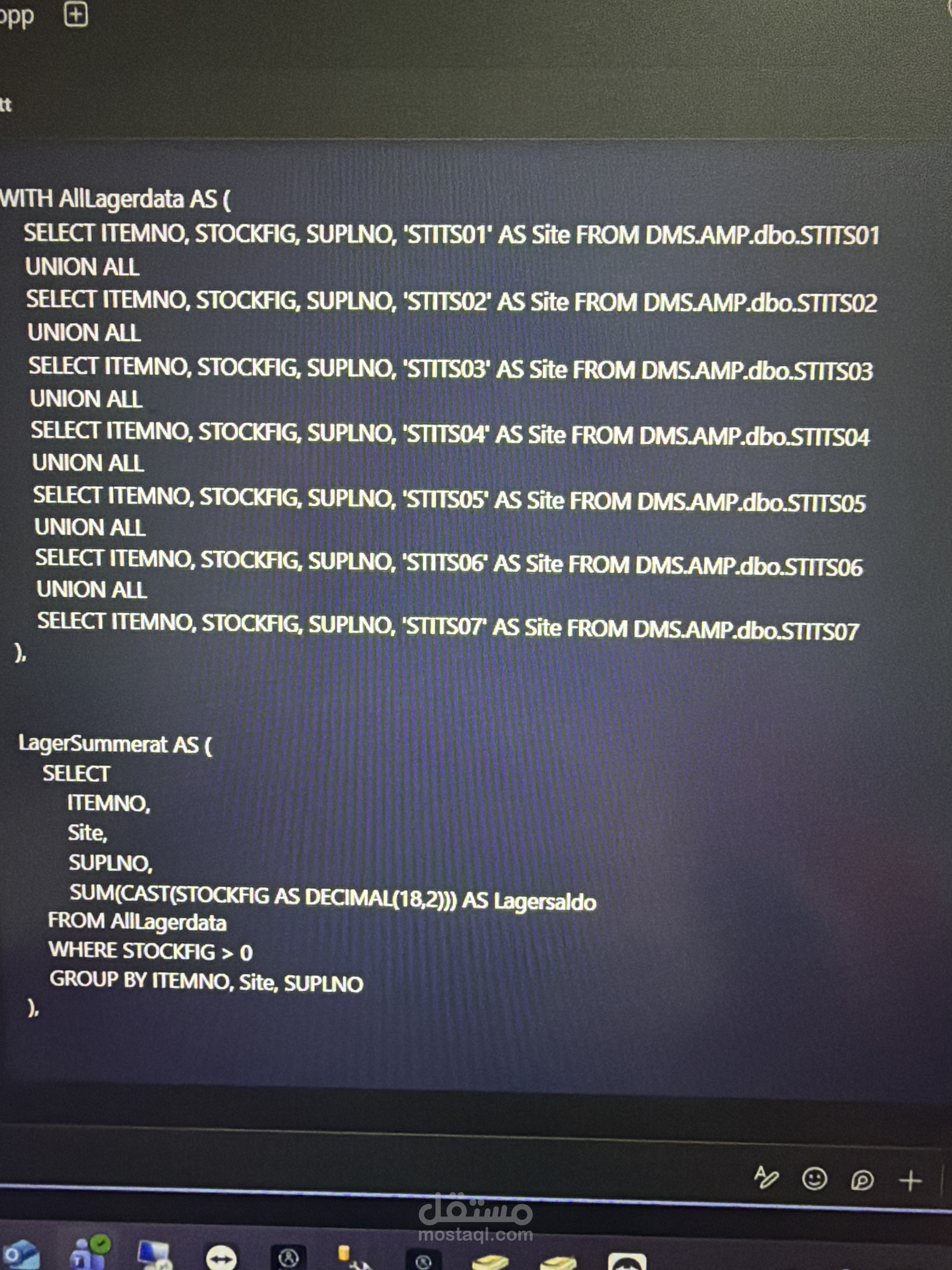 Data base adminstartion