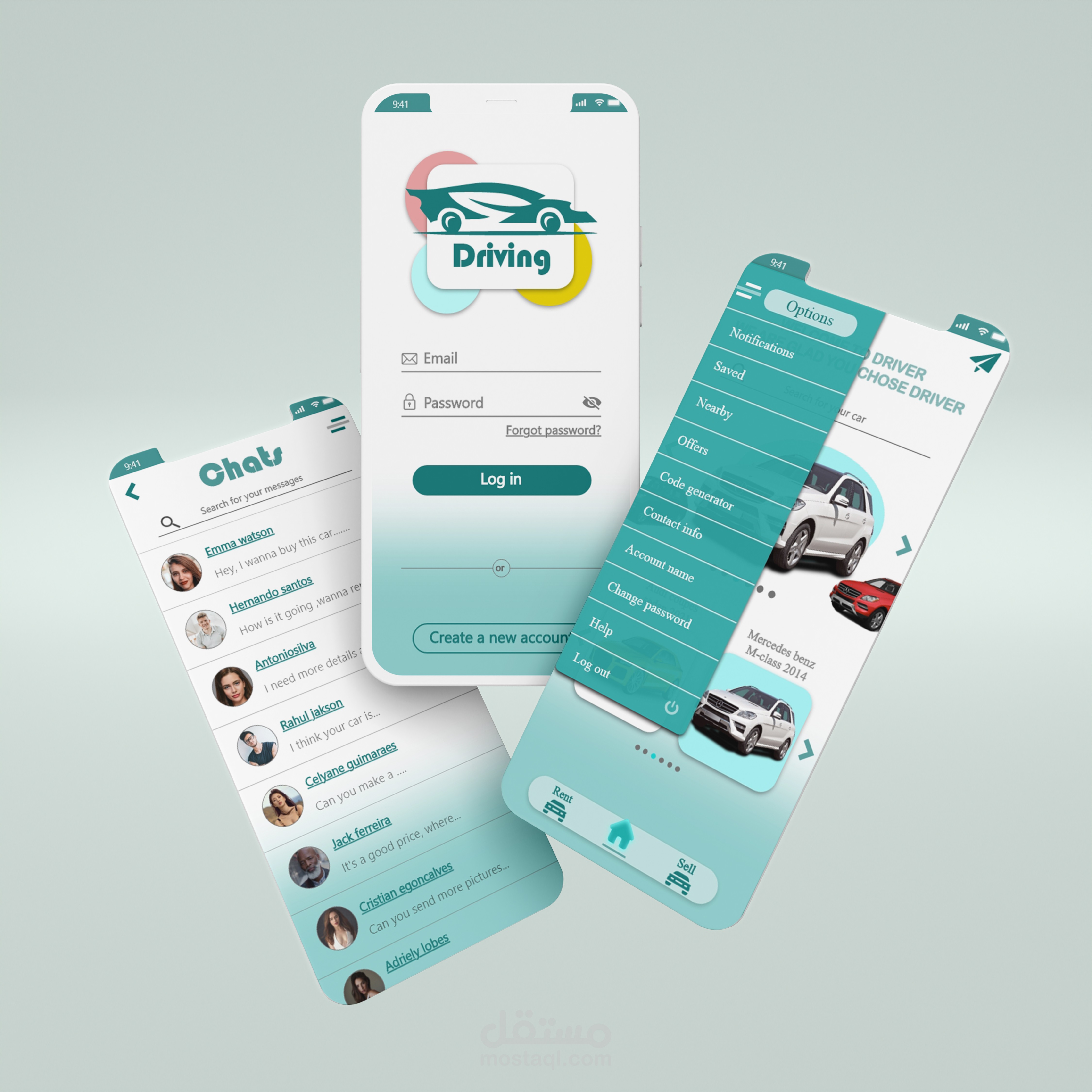 تصميم تطبيق ايفون UI UX design