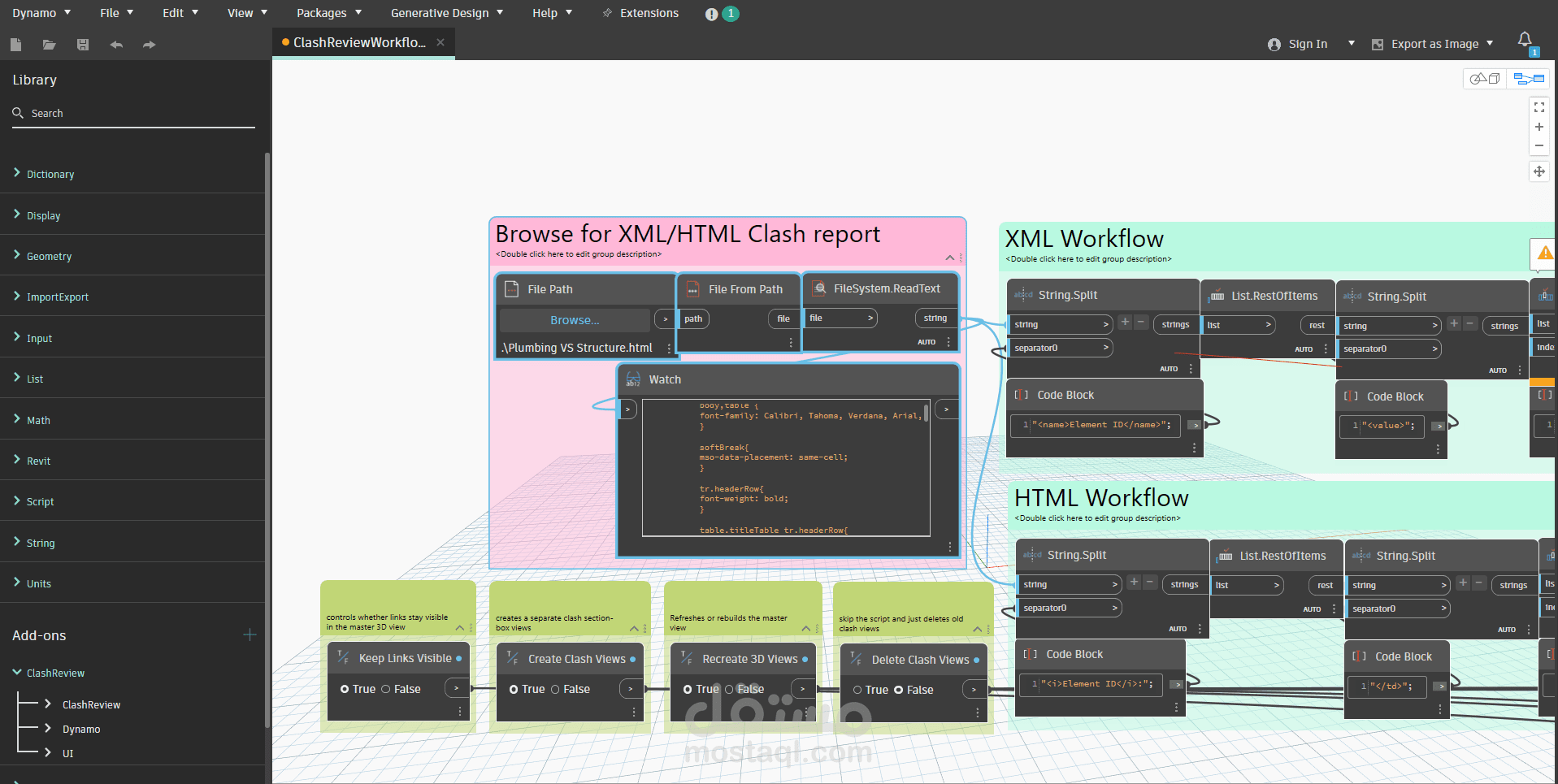 تطوير أدوات أتمتة BIM وRevit باستخدام C# وDynamo وWPF