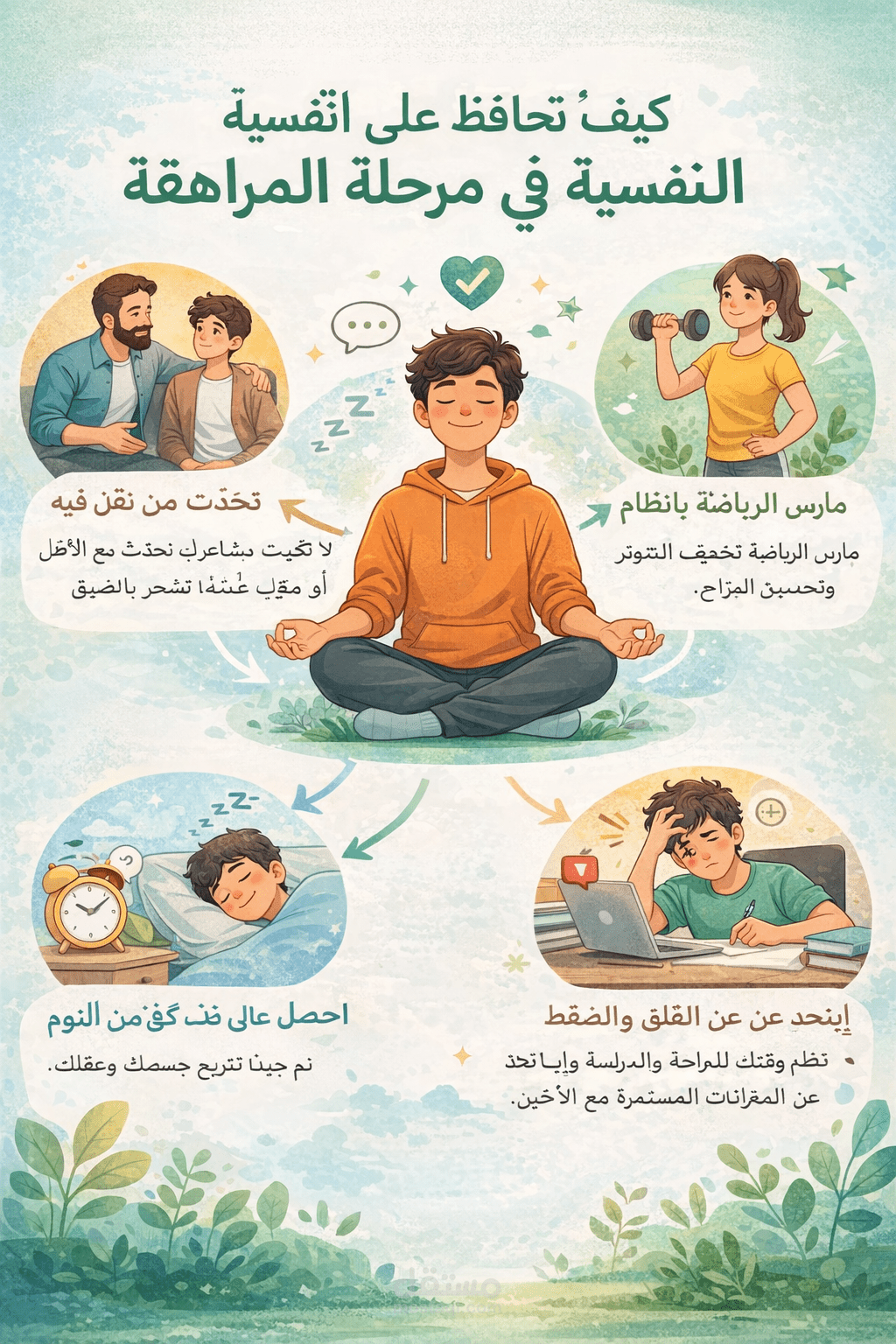 كيف تحافظ على صحتك النفسية في مرحلة المراهقة