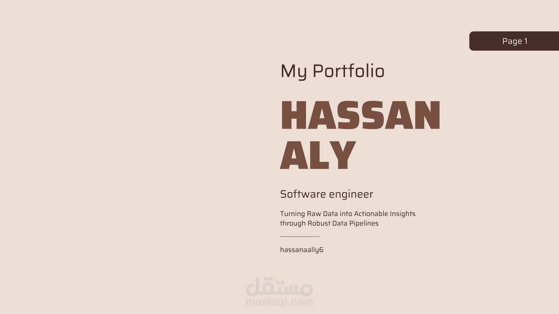 تصميم ملف تعريفي (Portfolio) عصري واحترافي باستخدام Canva