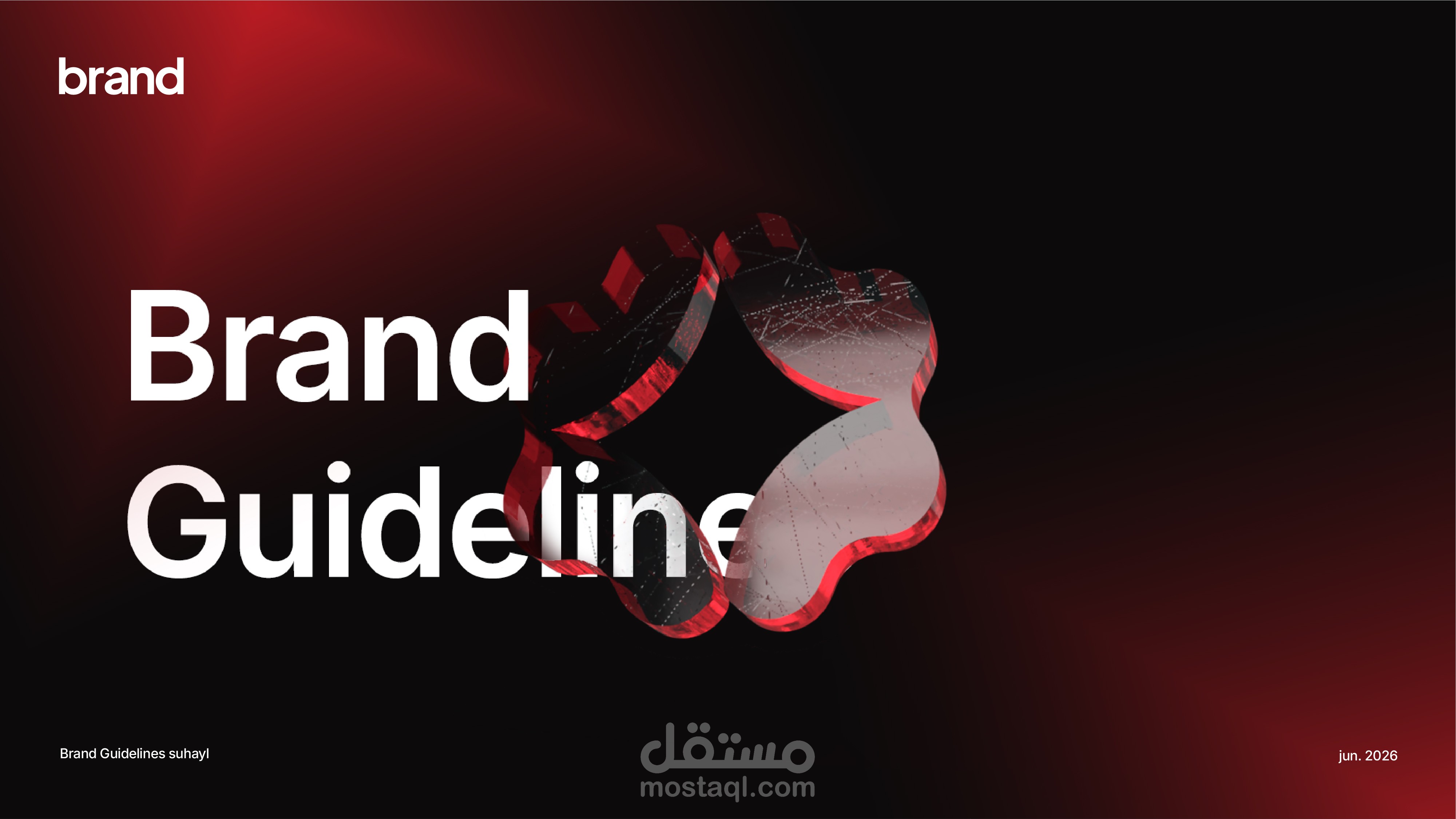 Brand Guidelines (دليل الهوية البصرية) لبراند “سهيل”