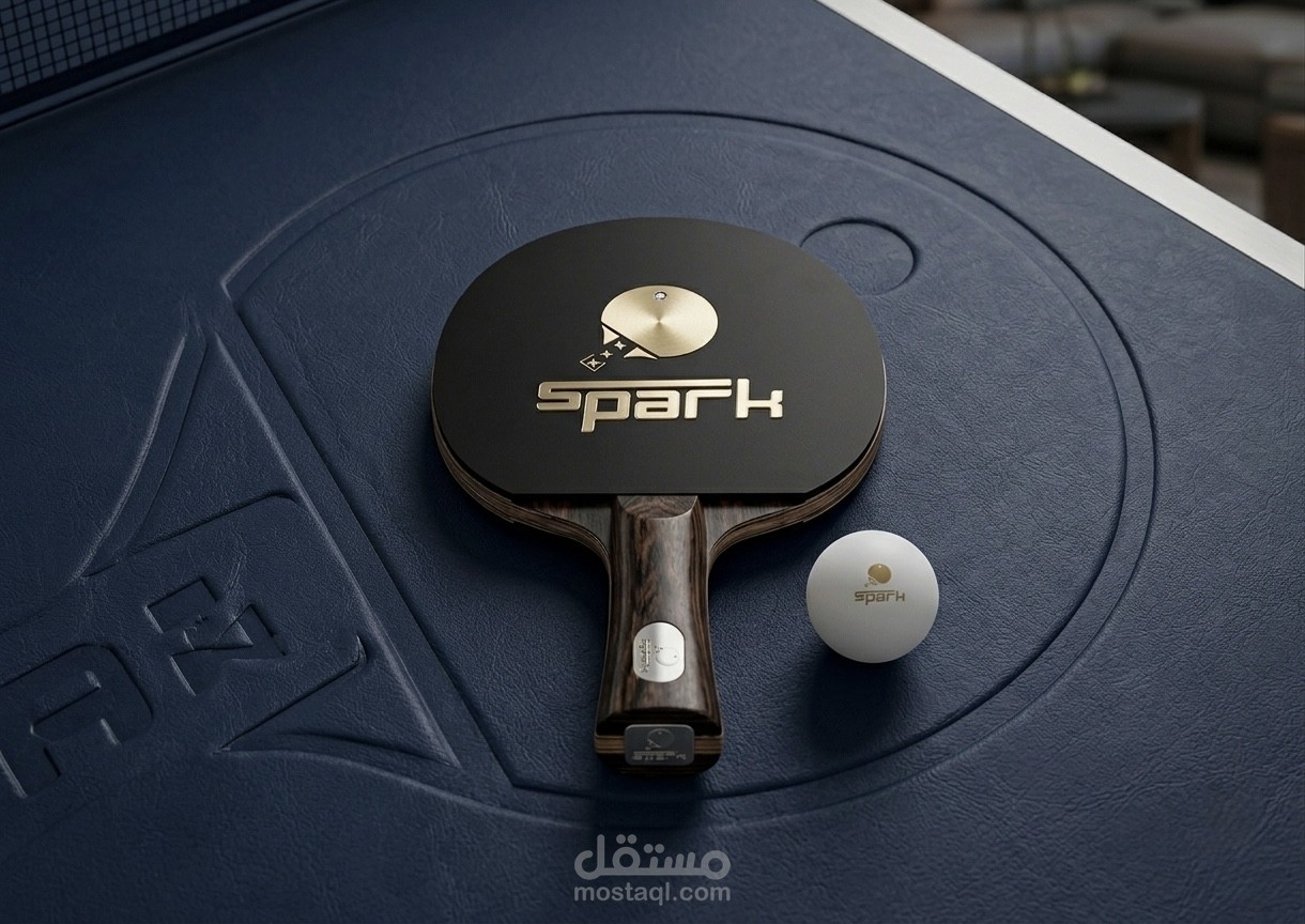 Spark Table Tennis Club — هوية نادي نخبة بروح المنافسة