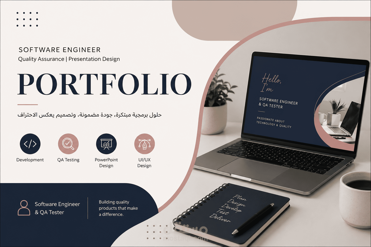 Portfolio Design | تصميم ملف أعمال احترافي