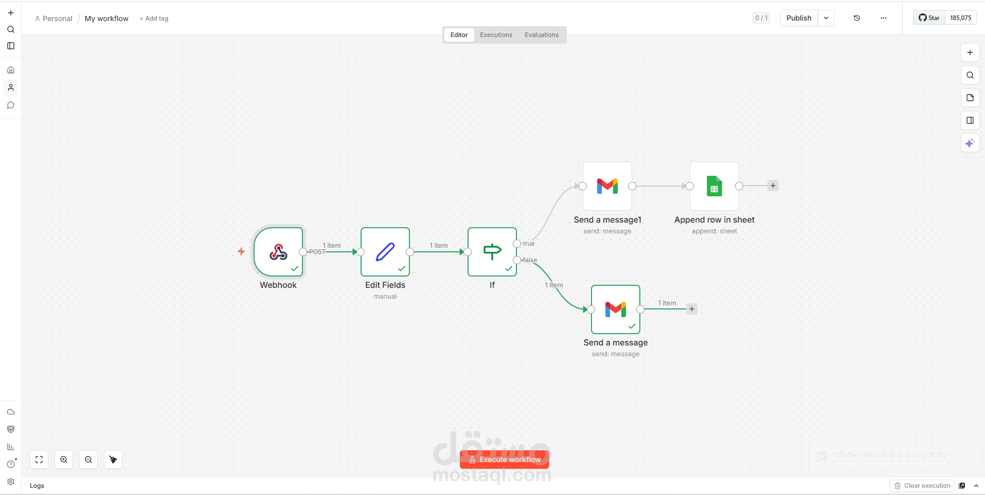 نظام أتمتة طلبات الإجازات باستخدام n8n وWebhooks