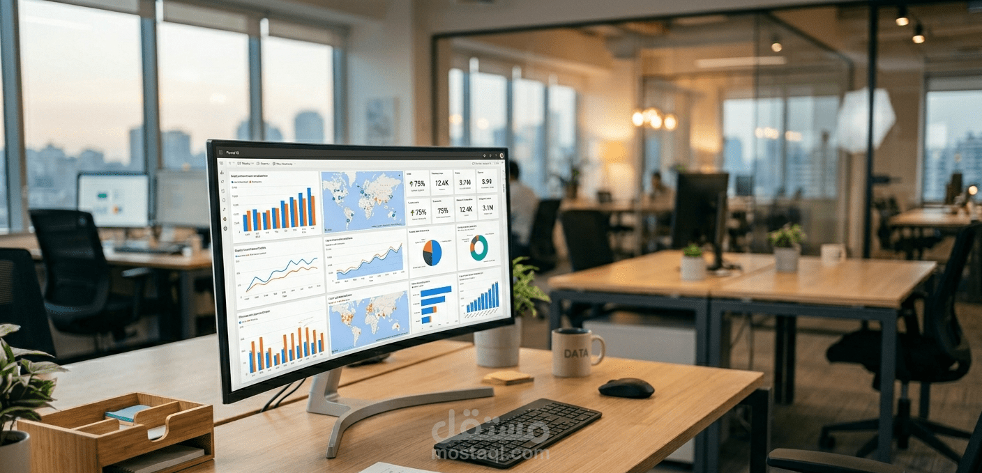 تصميم Dashboard لتحليل أداء المبيعات باستخدام Power BI (Sales Performance Dashboard)