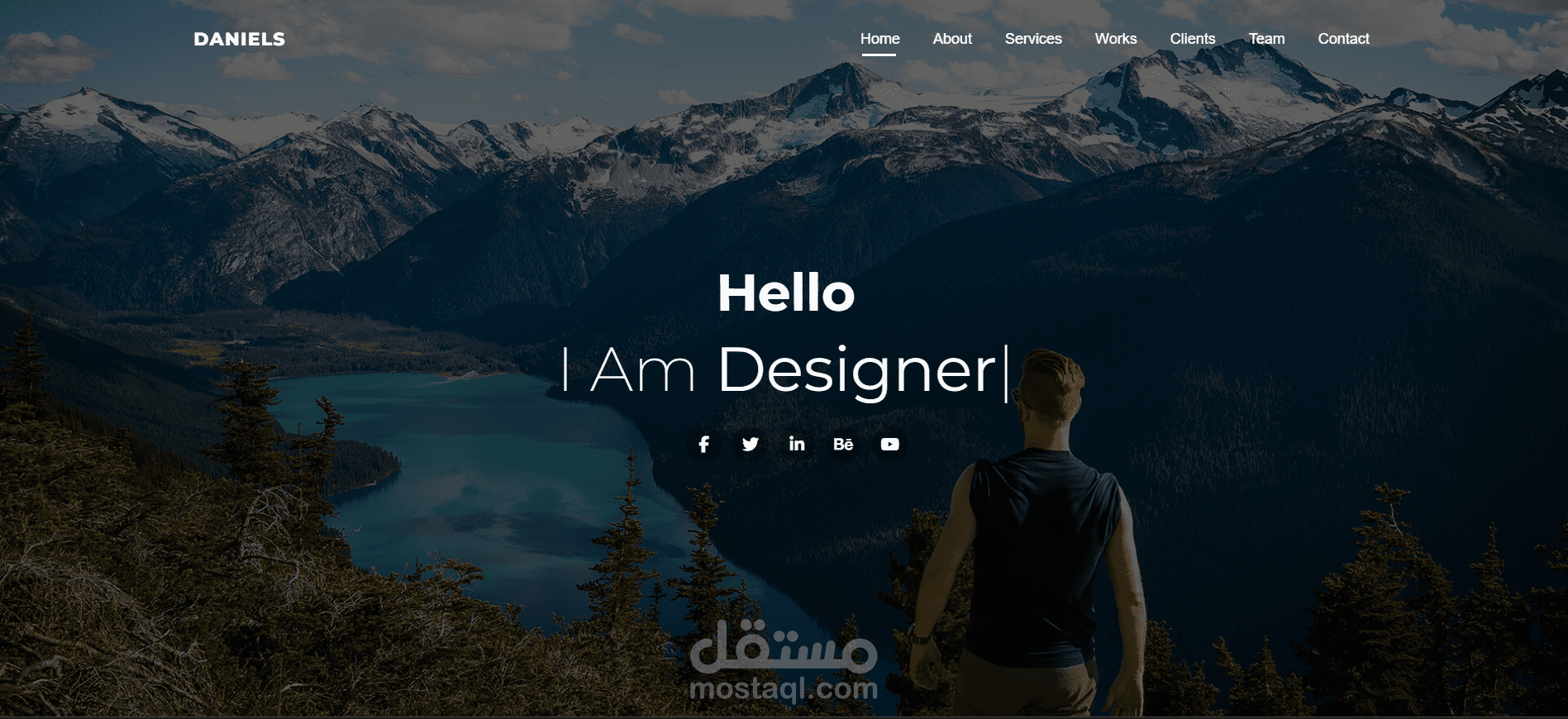 Responsive Landing Page - واجهة هبوط متجاوبة مع كافة الشاشات