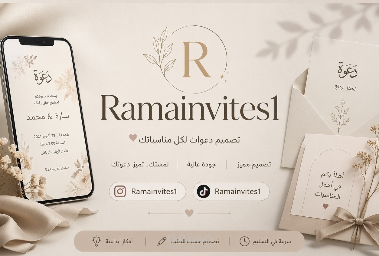 تصميم لوقو لحساب شخصي