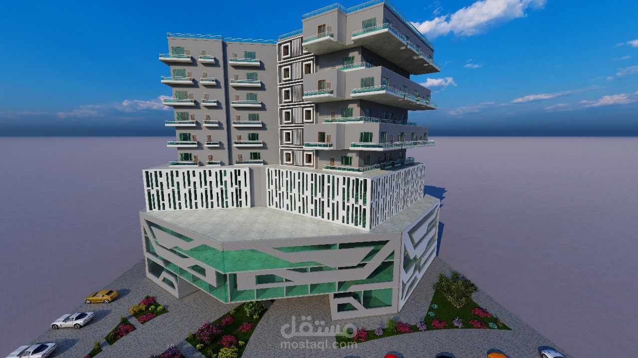 مبني سكني اداري تجاري