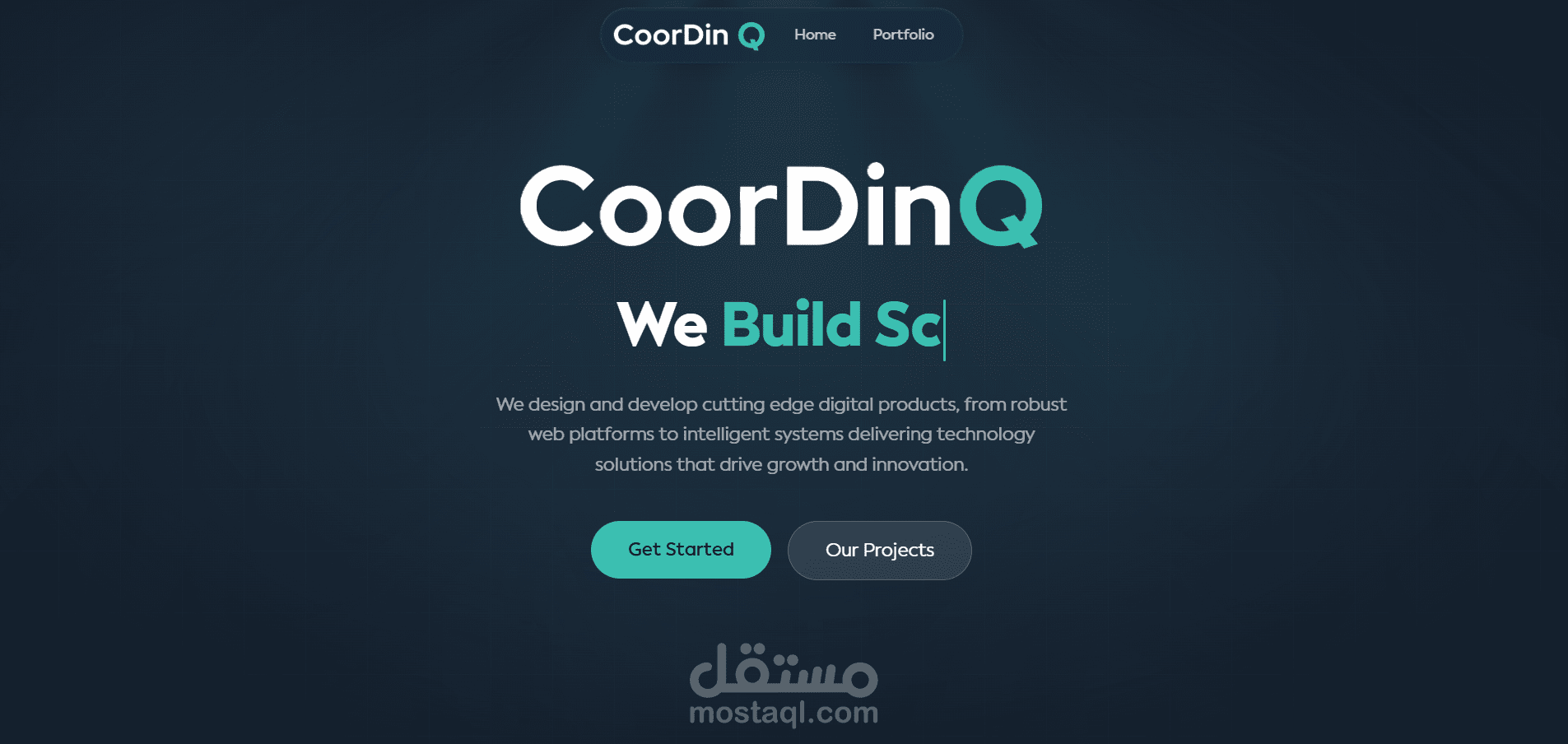 web development for coorDinQ official website
