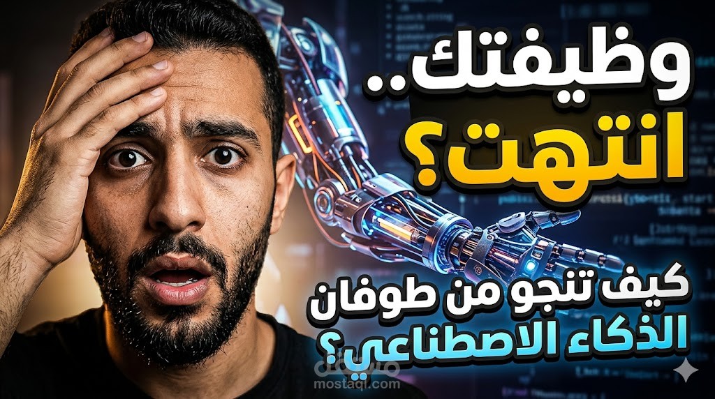 تصميم صورة مصغرة (Thumbnail) احترافية لليوتيوب