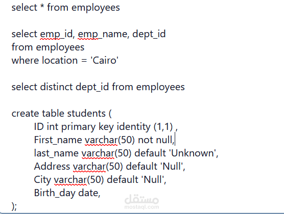 Relational Database Design & Transaction Management