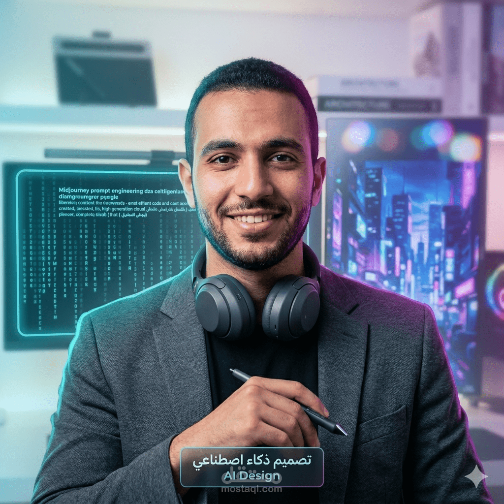 تصميم هويات بصرية وصور احترافية مبتكرة باستخدام تقنيات الذكاء الاصطناعي (AI Art)تحويل الأفكار الإبداعية إلى واقع بصري بجودة سينمائية 4K، يشمل تصميم الشعارات، بوستات السوشيال ميديا، والشخصيات الرقمية بدقة وسرعة عالية تناسب احتياجات سوق العمل.