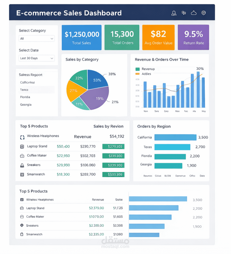 Website Traffic Analysis Dashboard