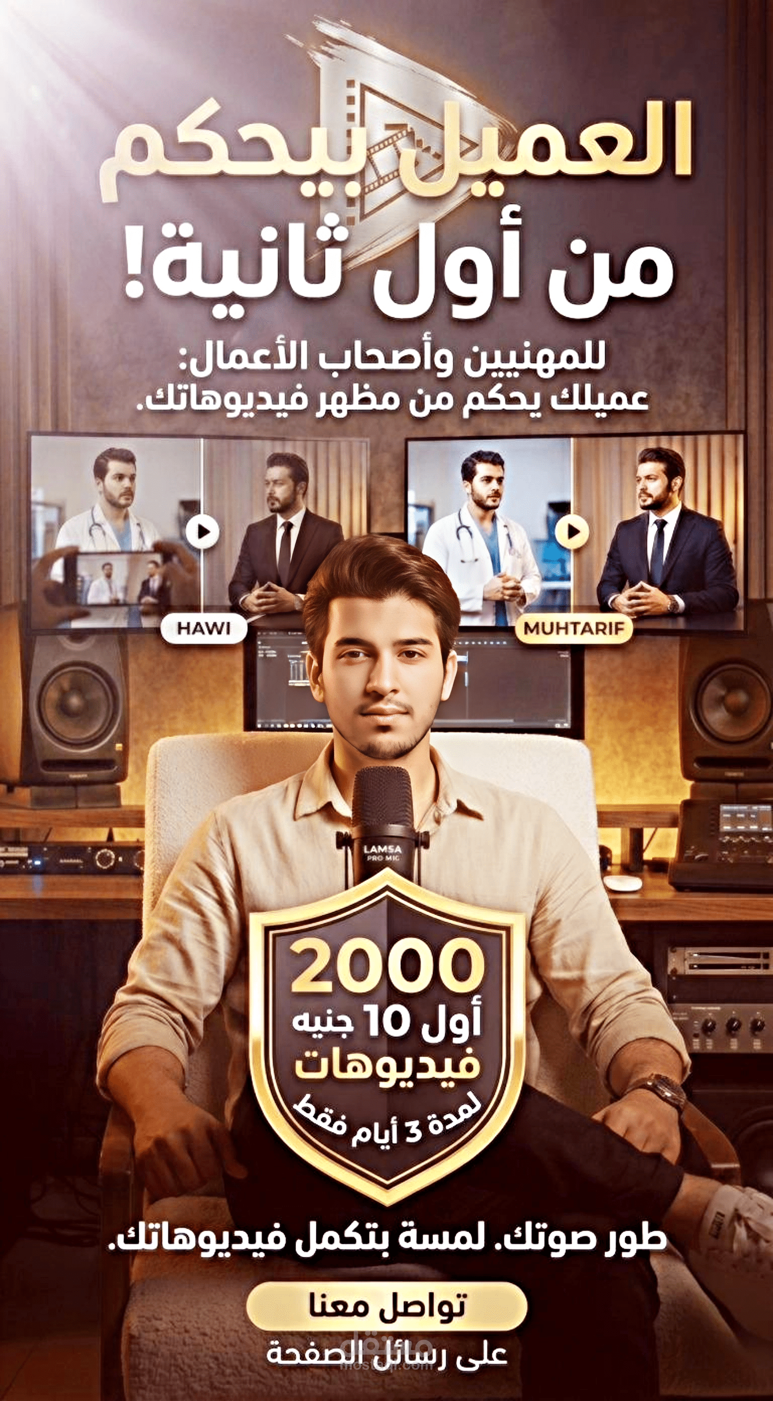 لمسه للمونتاج