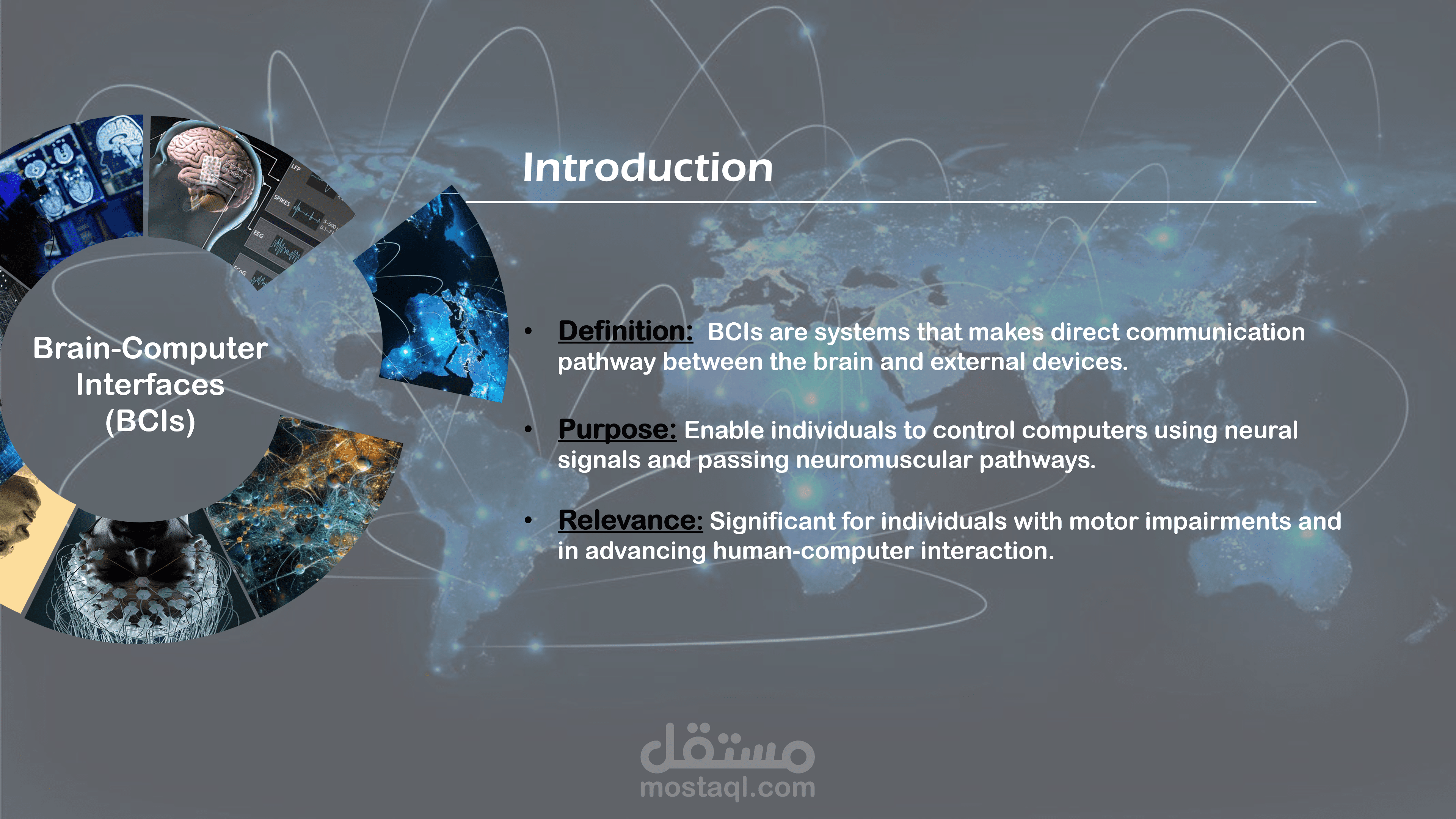 Professional PowerPoint Presentation on Brain-Computer Interfaces