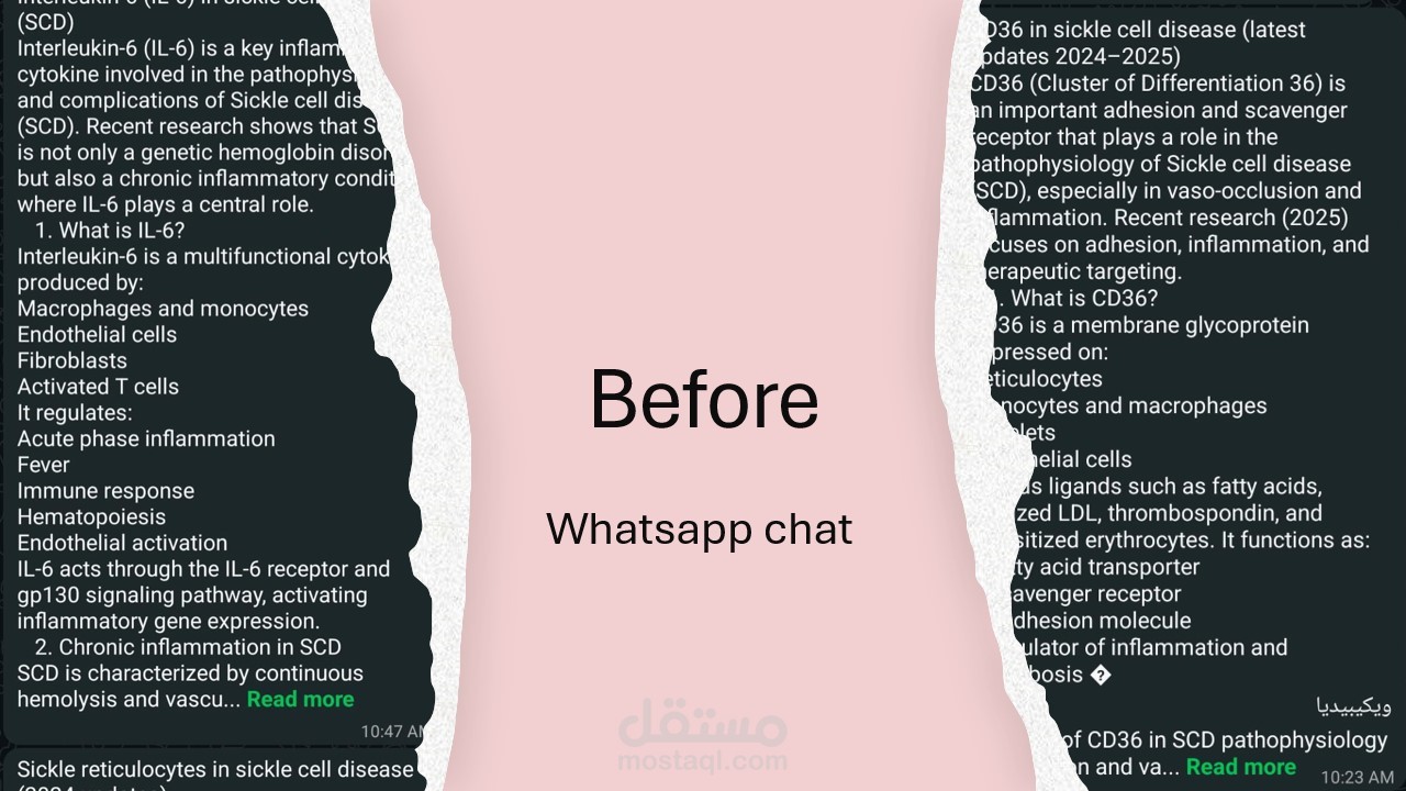 تحويل من داتا عبر الواتساب لملف ورد و pdf