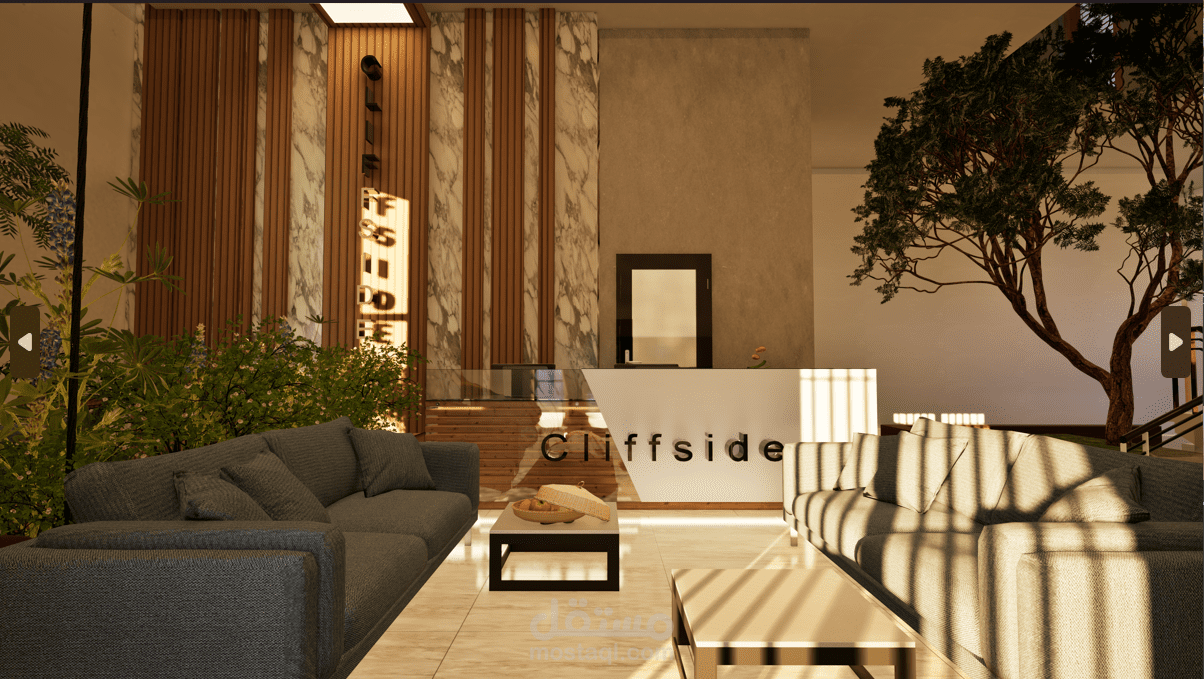 تصميم داخلي احترافي لغرف فندقية