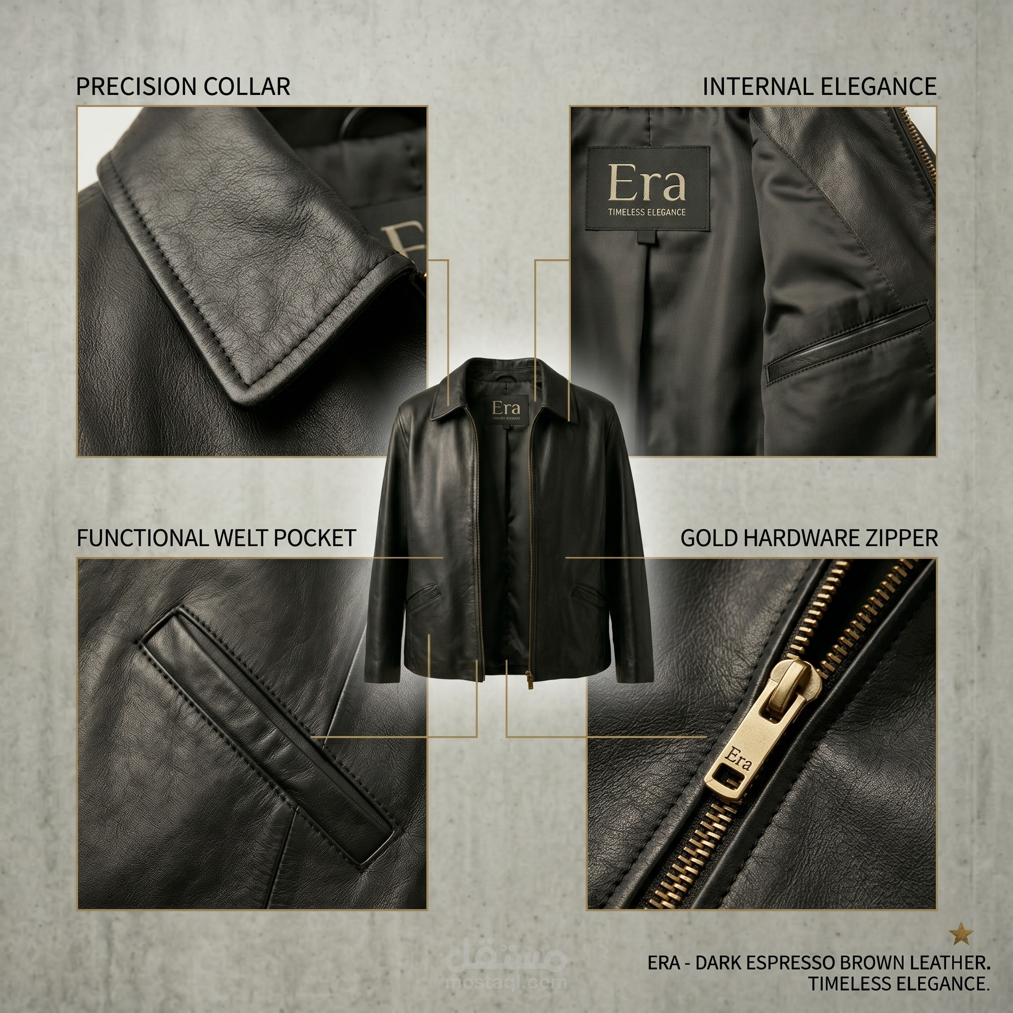 فديو ترويجي لبراند جواكت جلد طبيعي - تجربة بصرية عالمية.