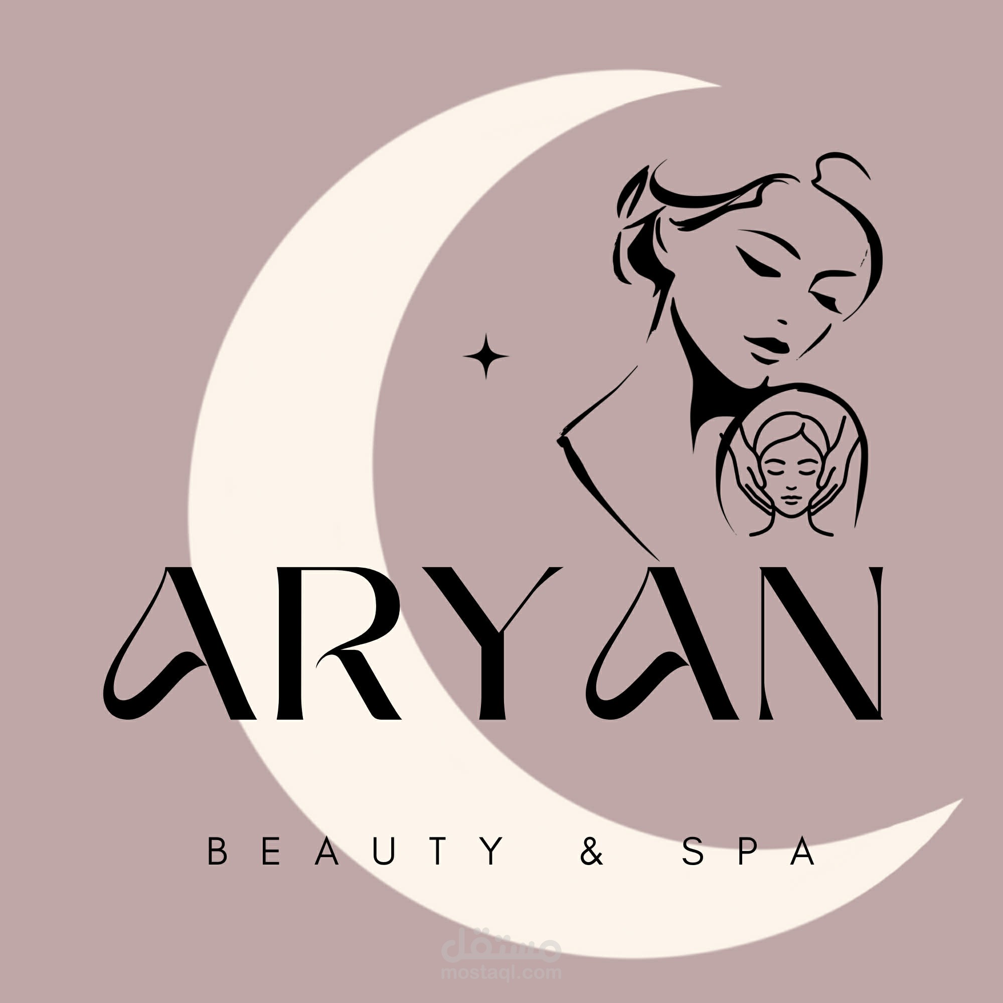 تصميم شعار مركز تجميل و مساج