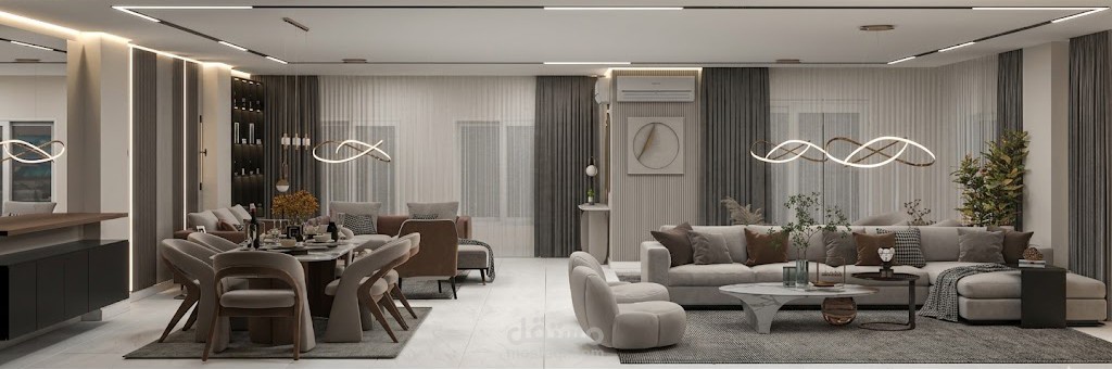تصميم ريسيبشن مكون من اربع قطع